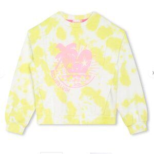 Billieblush Tie-Dye Sweatshirt with Pink Graphic Size 6